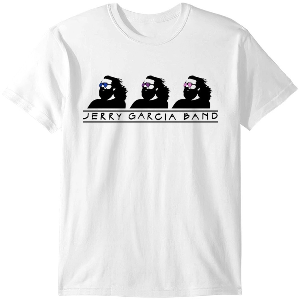 Vintage T Shirt 1991 Jerry Garcia Band Triple Logo White Shirt